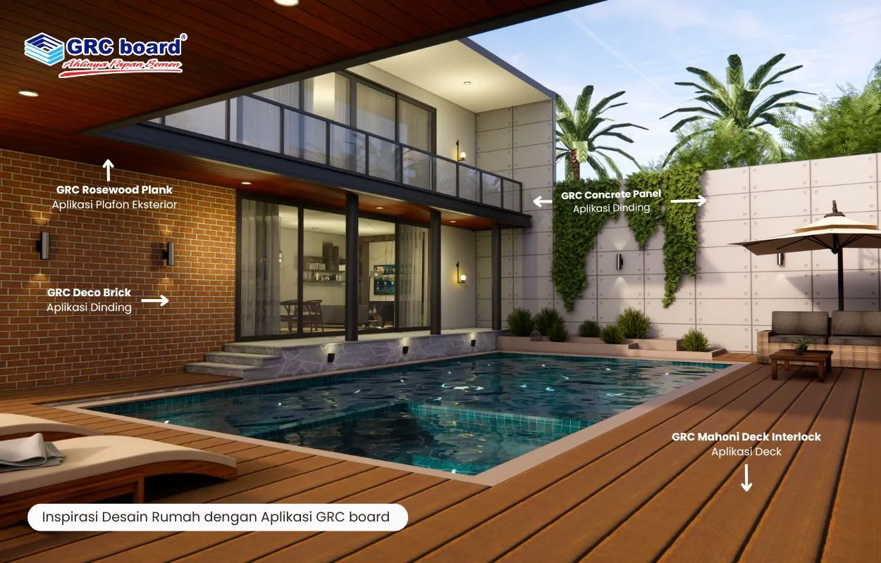 Kelebihan GRC board sebagai Material Bangunan Rumah